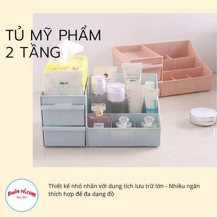 Kệ mỹ phẩm 4 tầng trong suốt - Kệ để đồ trang điểm gọn gàng tiện lợi Br 01696