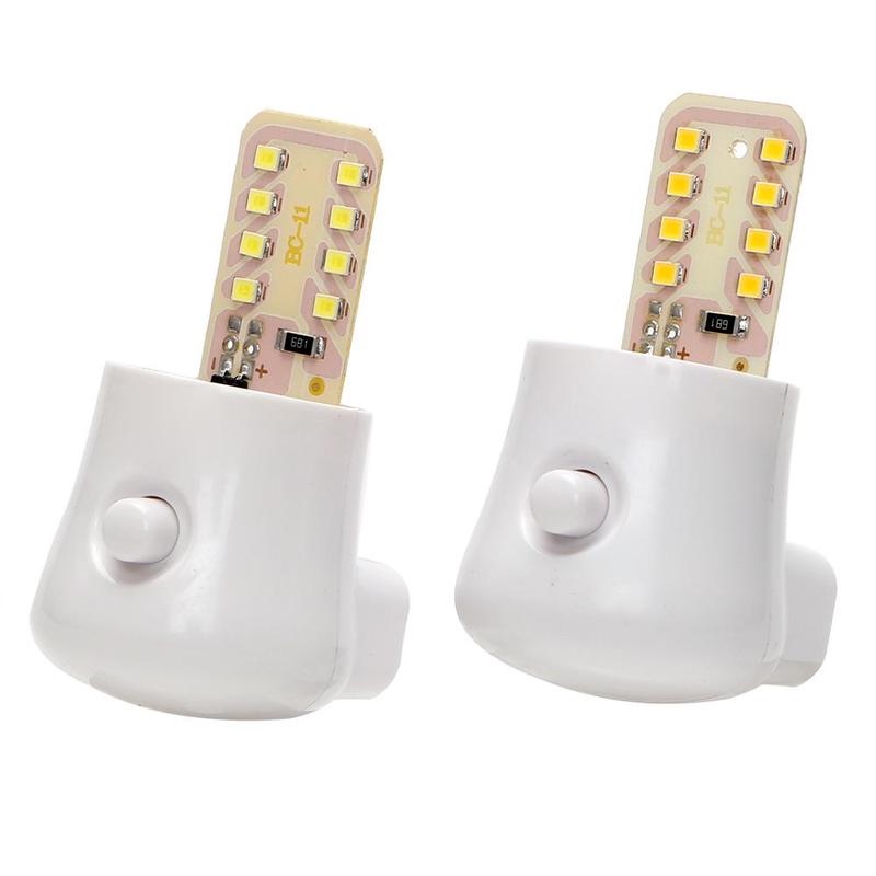Đèn LED 1W Gắn Tường Tiết Kiệm Năng Lượng Phích Cắm US
