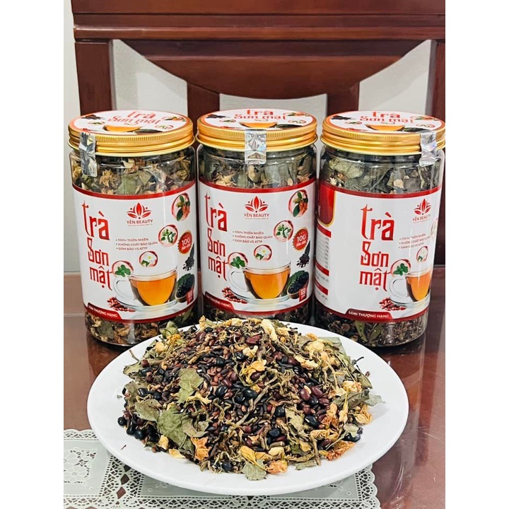 Trà Sơn Mật Yến Beauty [ Hộp 650gr] - Loại thượng hạng, 100% thiên nhiên, đẹp da, giữ dáng, tăng cường trao đổi chất.