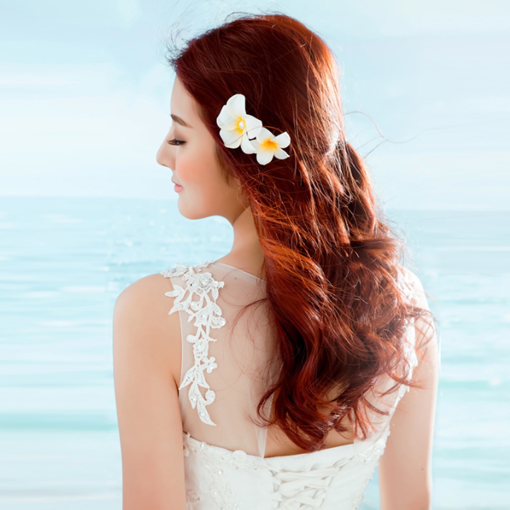 Kẹp Tóc Hoa / Quả Trứng Thời Trang Cho Nữ