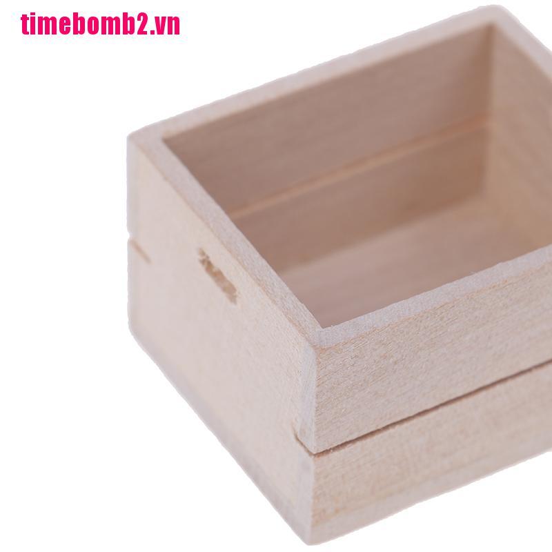 (Hàng Mới Về) Rổ Gỗ Đựng Rau Củ Quả Trang Trí Nhà Cửa