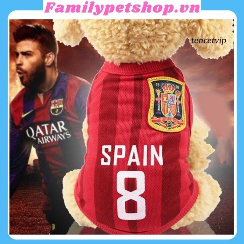 Áo Cho Chó Mèo Mẫu Quần Áo Bóng Đá - Familypetshop.vn