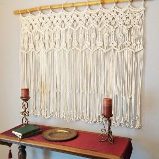 Ống tre thủ công treo rèm