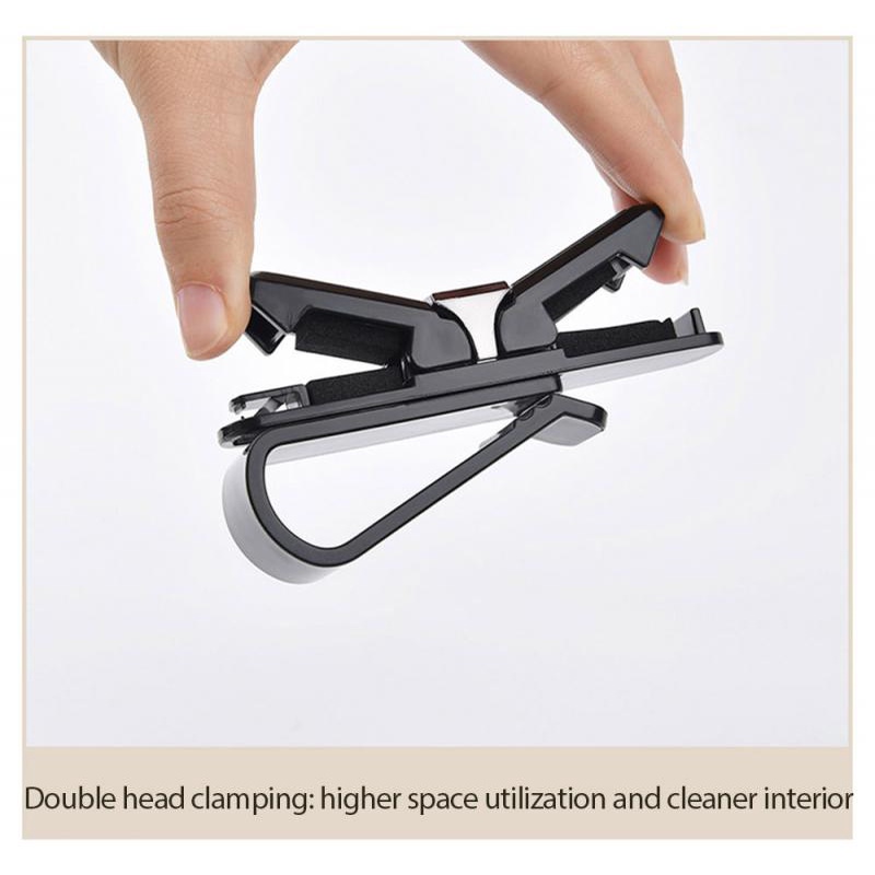 Kẹp Giữ Mắt Kính/Mắt Kính/Thẻ Đa Năng 4 Màu Thông Dụng Cho Xe Hơi