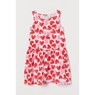 váy tim đỏ đuôi cá HM authentic