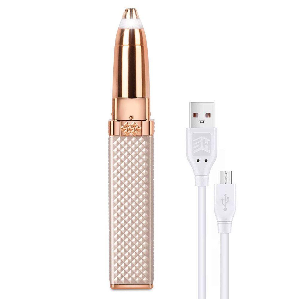 Máy Tỉa Lông Mày Không Đau Tích Hợp Đèn LED Cho Nữ