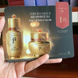 Combo 10 cặp Whoo bichup tinh chất và kem dưỡng