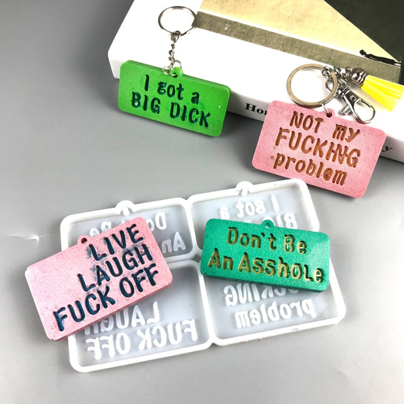 Khuôn Silicone Làm Thẻ Treo Trang Trí Thủ Công DIY