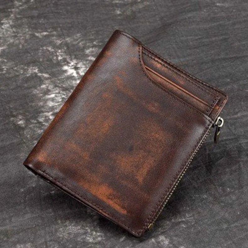 VÍ GẤP NAM DÁNG ĐỨNG DA RETRO - 2281907