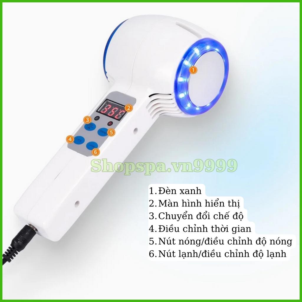 Búa nóng lạnh xanh có ánh sáng sinh học, Búa điện di tinh chất 2 đầu nóng lạnh