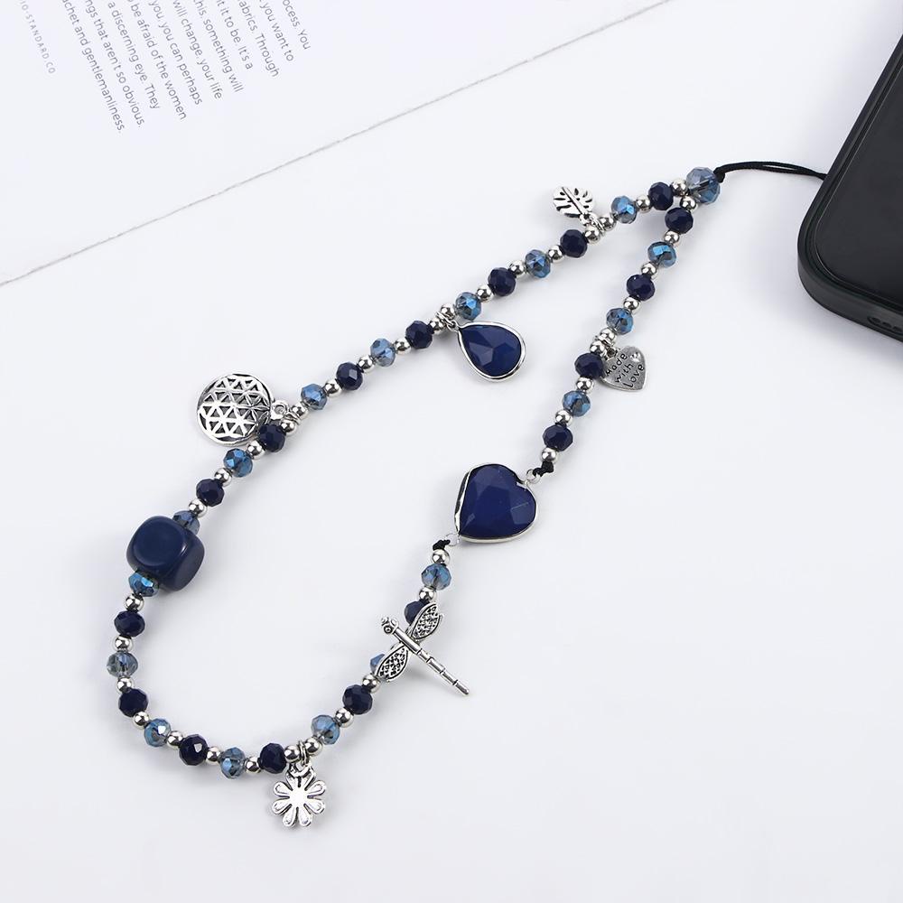 Ốp Điện Thoại Kèm Dây Đeo Chuỗi Hạt Chống Thất Lạc Tiện Dụng