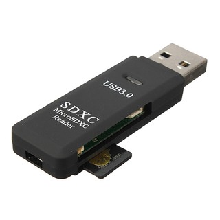 Đầu đọc thẻ nhớ USB 3.0 siêu tốc 2 trong 1 cho thẻ Micro SD SDXC