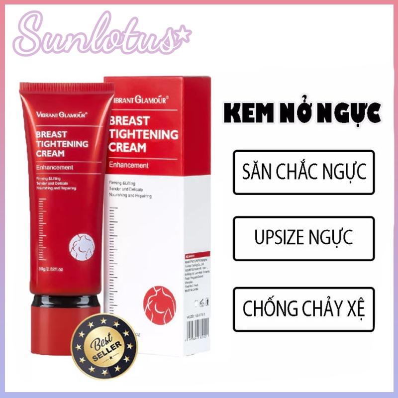 Kem VIBRANT GLAMOUR giúp nở tăng kích thước làm săn chắc vòng 1 hiệu quả