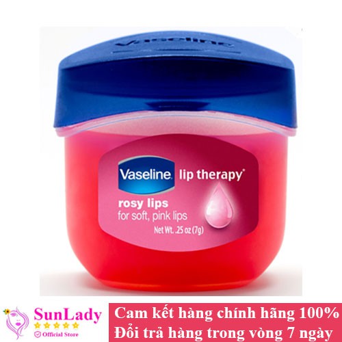 Sáp Dưỡng Môi Hồng Xinh Vaseline Lip Therapy Rosy Lips 7g