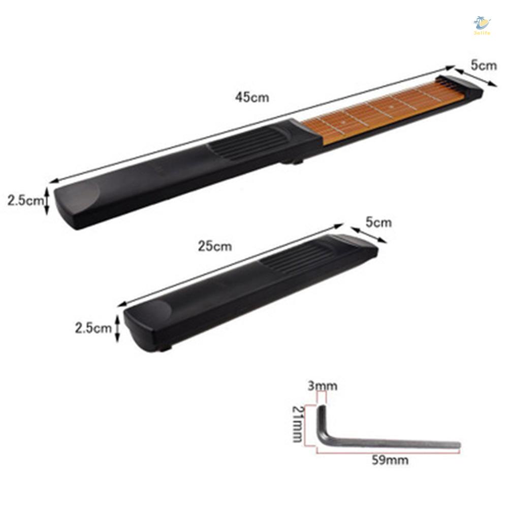 Đàn Guitar 6 Dây 6 Dây Thiết Kế Nhỏ Gọn Màu Đen Hỗ Trợ Luyện Tập Cho Người Mới Bắt Đầu