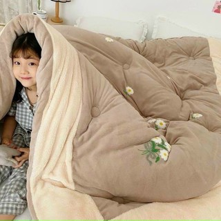 Chăn Nỉ Thêu Hoa Cúc Đại Hàn