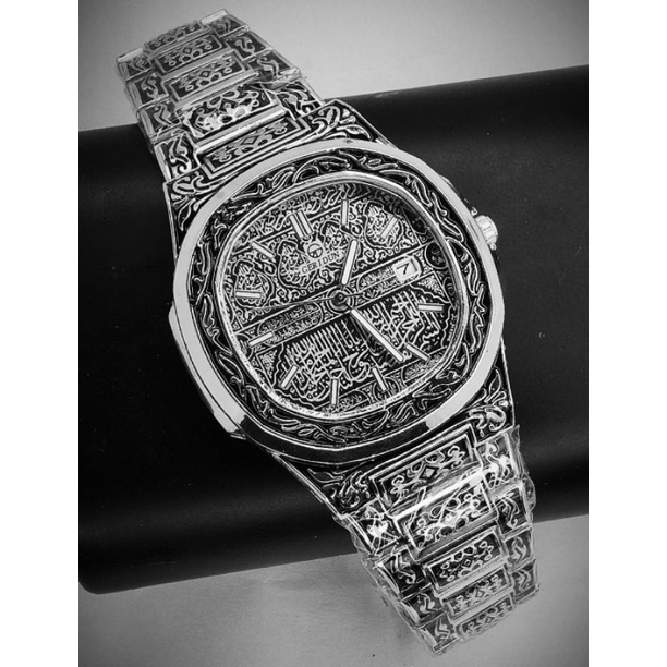 Đồng hồ nam sang trọng Dây Thép Kim Loại khắc Hoa văn cổ điển CERIDUN dây đúc hottrend -D19- | BigBuy360 - bigbuy360.vn