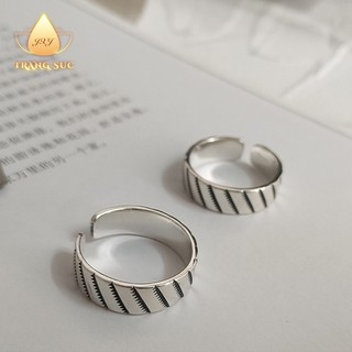 🔥🔥Nhẫn Nam nữ Inox Cổ điển Dây xích Cá Tính Phong Cách Hàn Quốc ins Không phai màu Trang sức NH-059