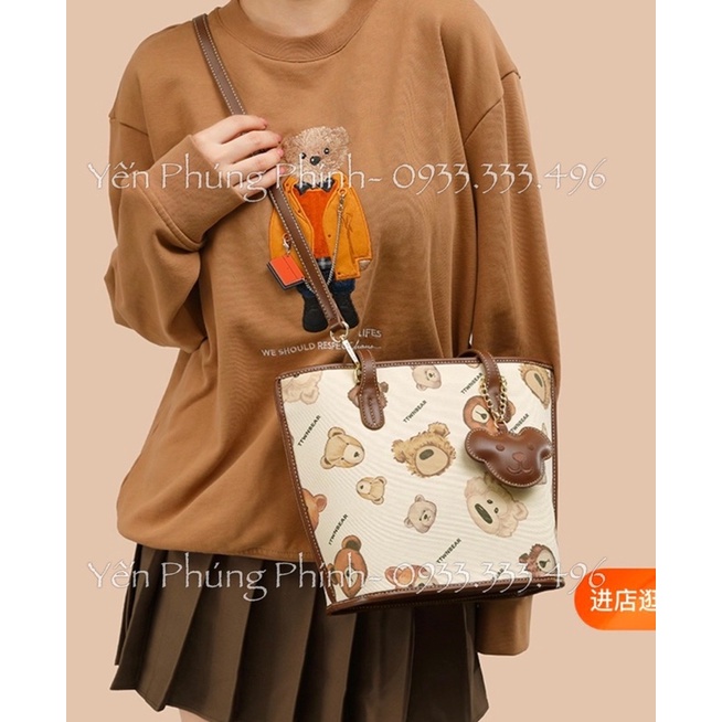 TÚI ĐEO VAI NỮ VĂN PHÒNG + TAG MẶT GẤU