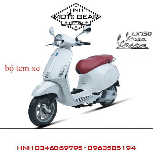 Tem Logo Vespa Lx 150 Chính Hãng