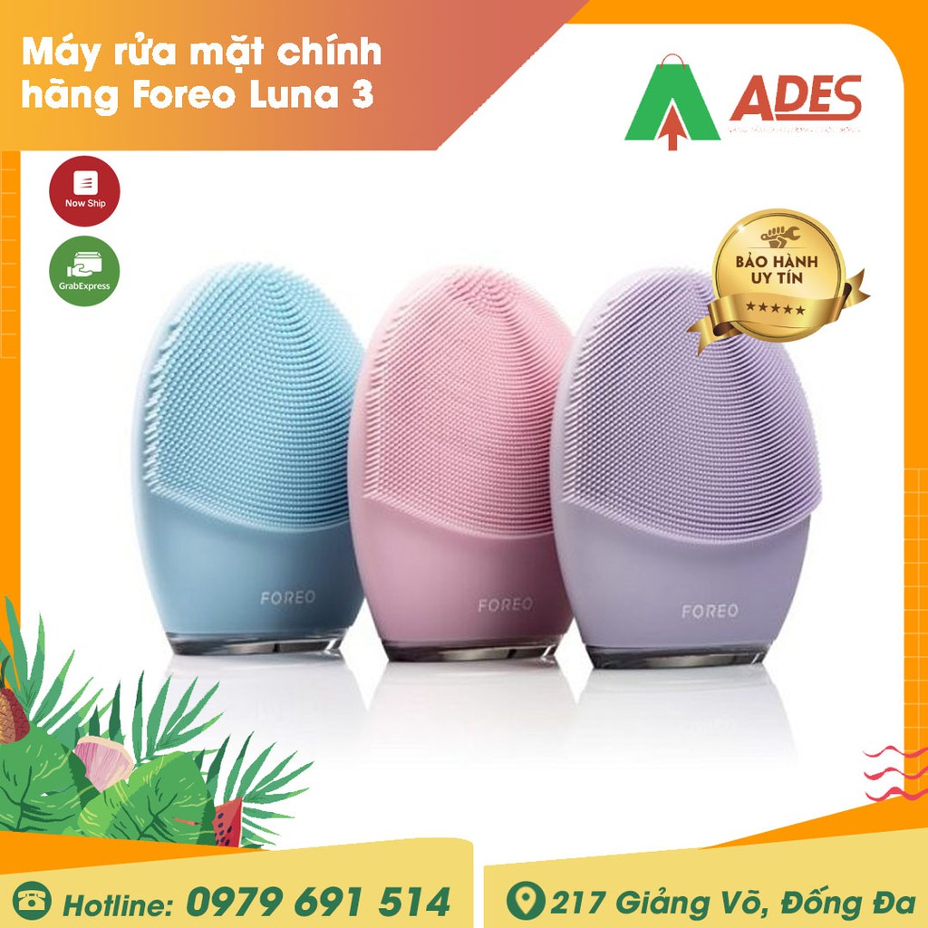 Foreo Luna 3 - Máy rửa mặt - Chính hãng - Bảo hành 2 năm