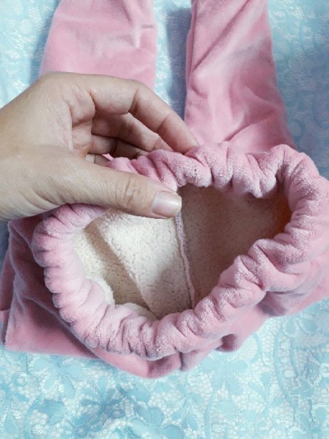 Combo 3 Quần nỉ lót lông cừu siêu ấm màu hồng. Cho bé 9_13kg.Bất chấp gió lạnh