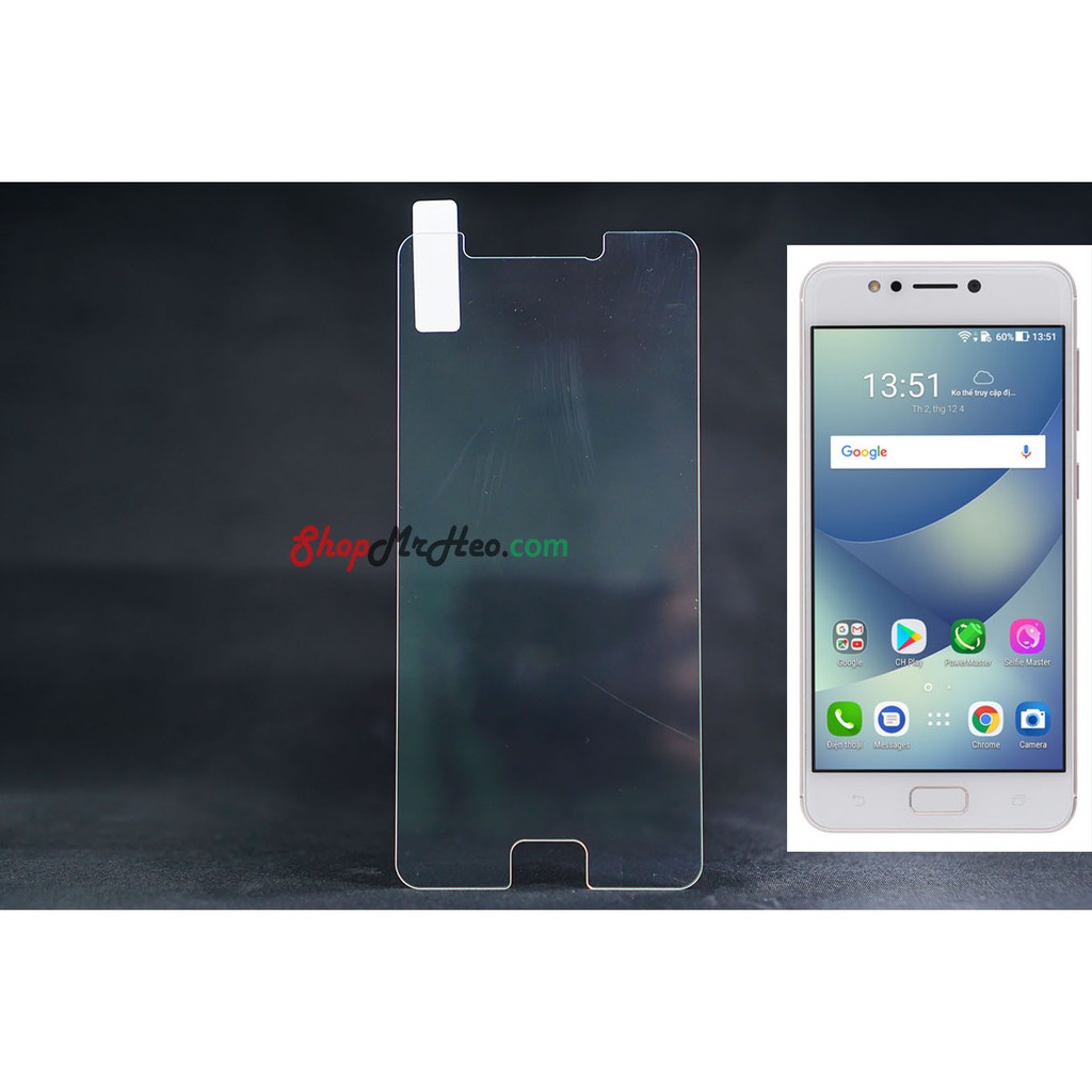 Dán kính cường lực Zenfone 4 Max/ ZC520KL trong suốt / Giá Rẻ