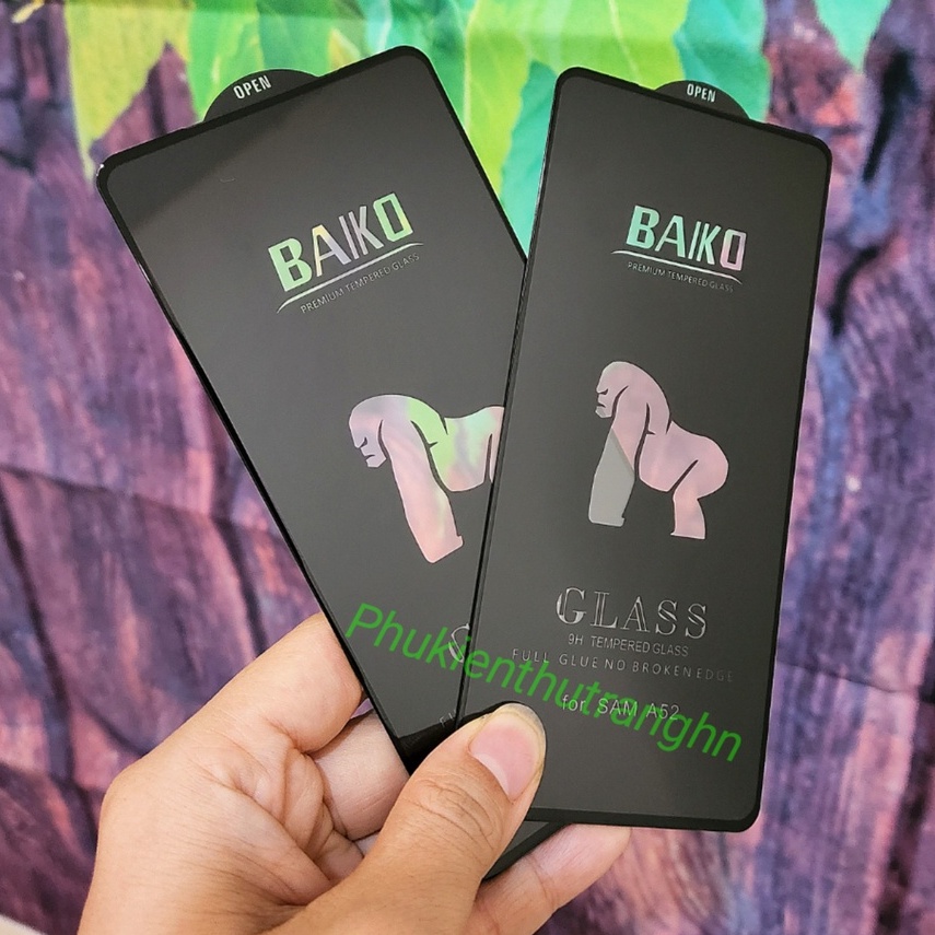 Cường lực Full màn BAIKO cao cấp Xiaomi Redmi Note 10 Note 10S Note 11 Note 11S (dùng chung kính) cảm ứng siêu nhạy