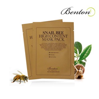 Mặt nạ giấy Benton Snail Bee High Content Mask Pack