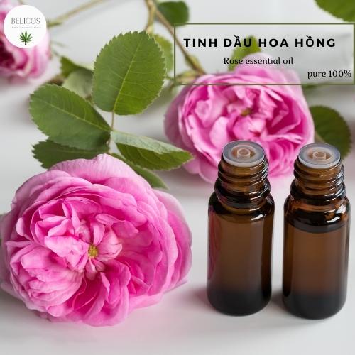 Tinh dầu hoa hồng nguyên chất - Tinh dầu thơm thiên nhiên, tinh dầu khuếch tán