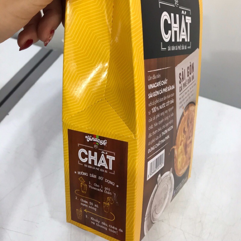 Hộp 10 gói cà phê sữa uống liền VINACAFE CHẤT 290gram | BigBuy360 - bigbuy360.vn