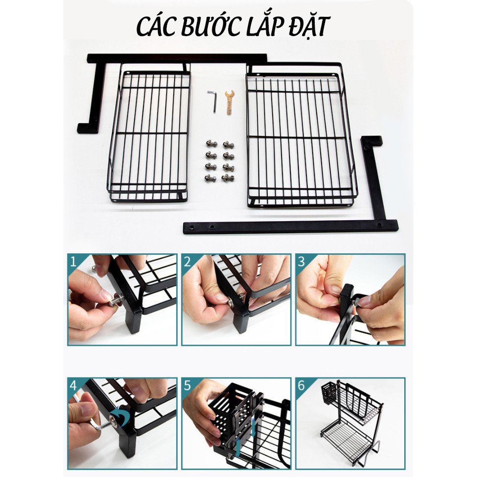 Kệ Gia Vi 3 Tầng Inox Cao cấp (KGV01) | BigBuy360 - bigbuy360.vn