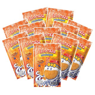 Lốc 12 gói Mực Bento Nhúng Sốt BBQ Mexico dạng Sợi (6g x 12 gói)