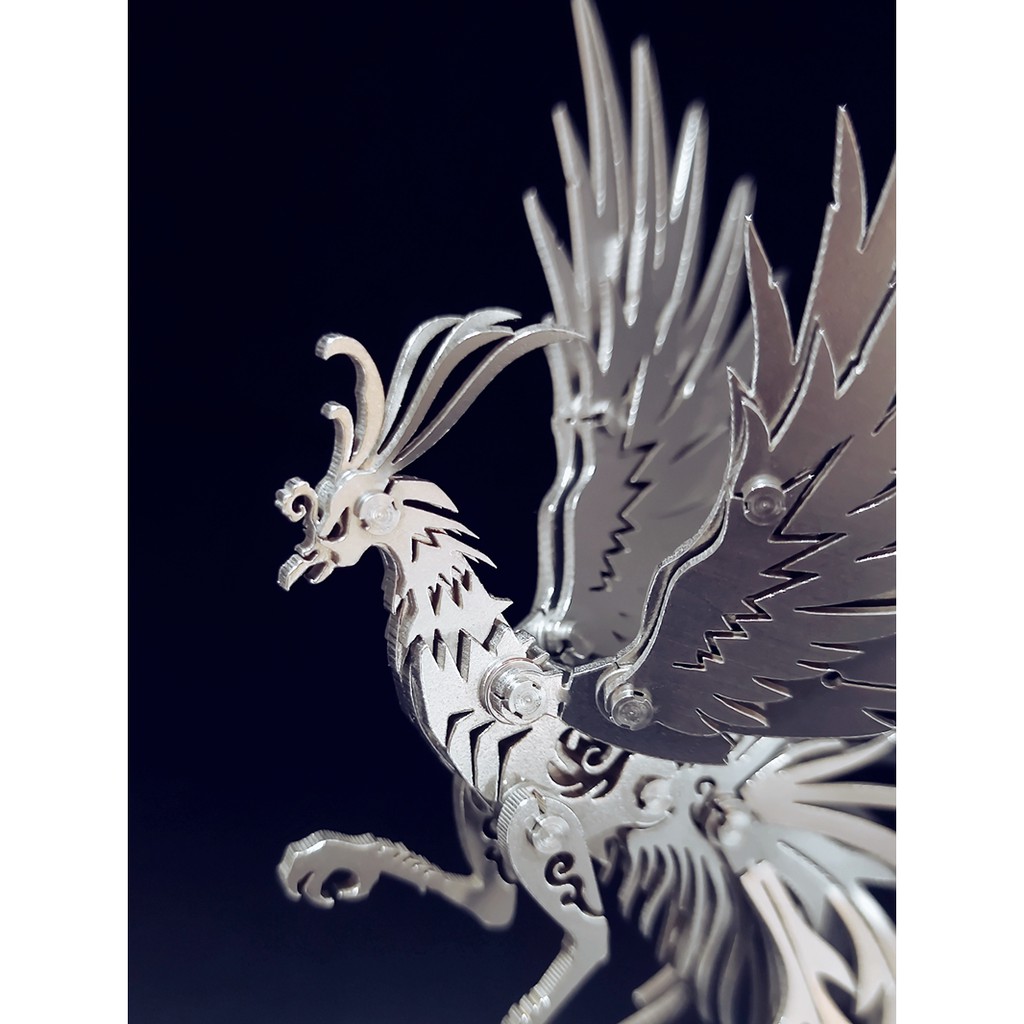 Mô Hình Lắp ghép 3d Kim Loại dùng vít phượng hoàng