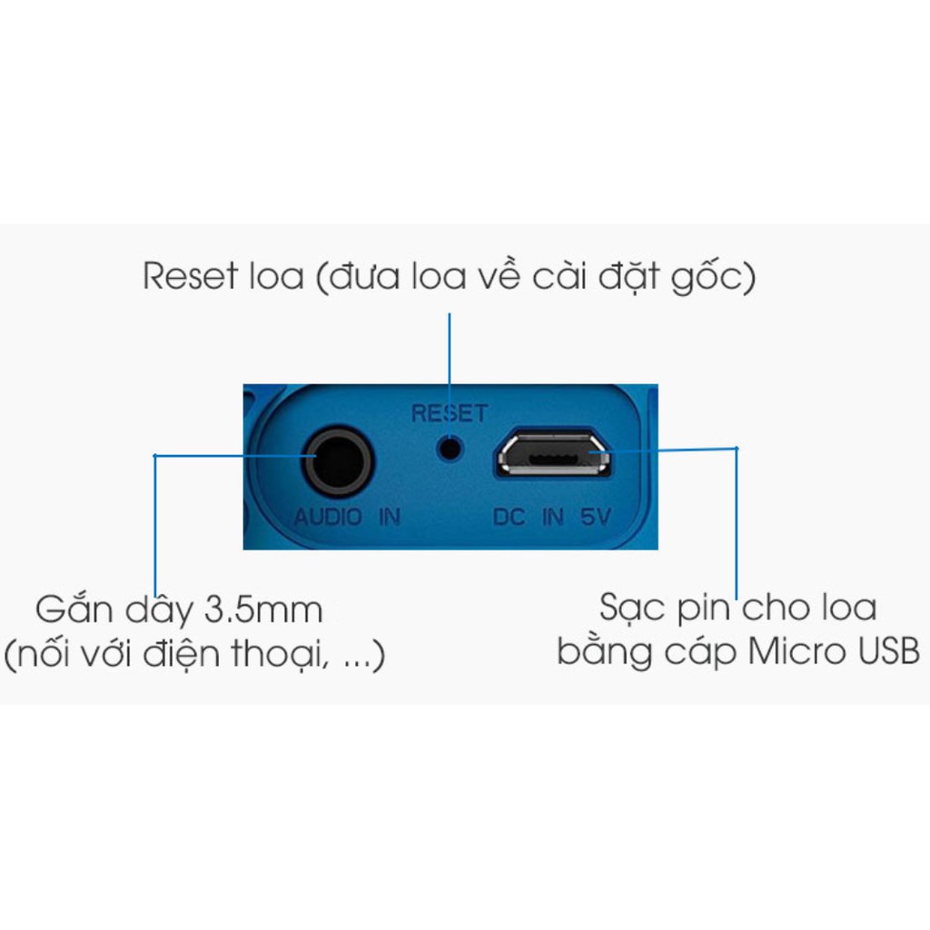 Loa Sony Extrabass SRS-XB01 Bluetooth, màu Xanh Lá, chống nước IPX5, chính hãng Sony Vietnam, mới 100%, B/hành 12 tháng