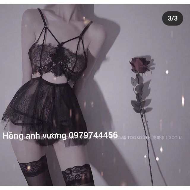 váy ngủ đầm ngủ ren ngực sexy gợi cảm