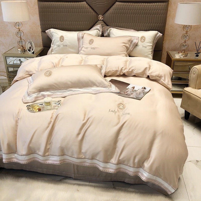 Chăn Ga Tencel 100s Lady Jane siêu phẩm thiên nhiên từ bột gỗ bạch đàn khuynh diệp cực an toàn sang xịn mịn