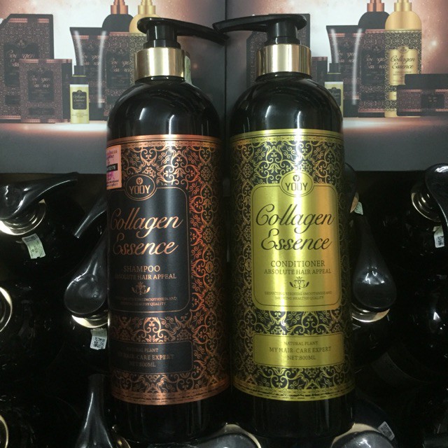 Cặp Dầu Gội Đầu Cao Cấp Collage 800ml