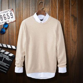 Áo len nam mỏng cổ tròn M214