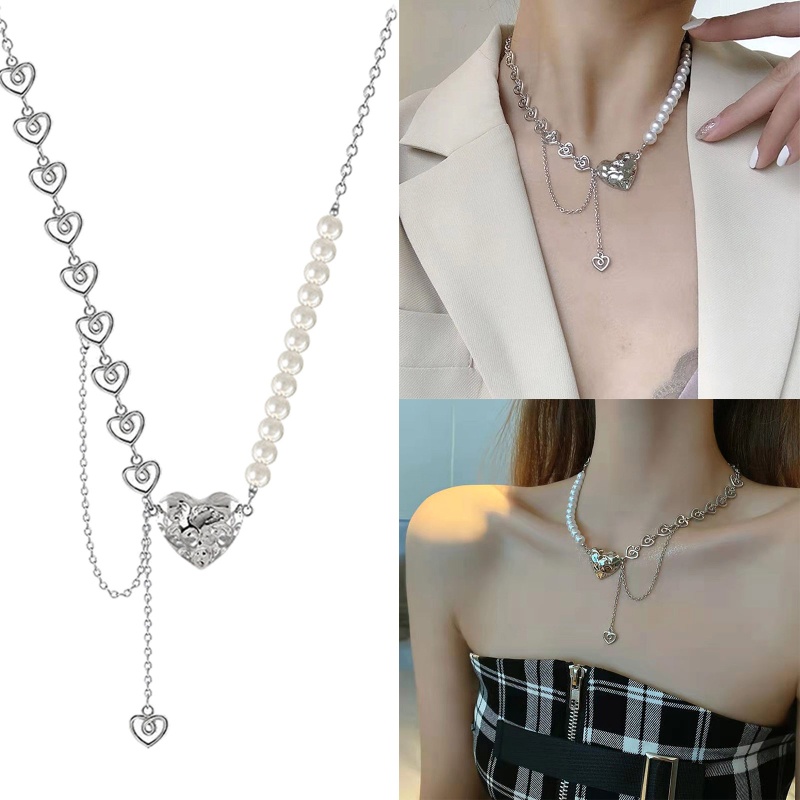 Vòng cổ Kim Loại Mặt Hình Trái Tim