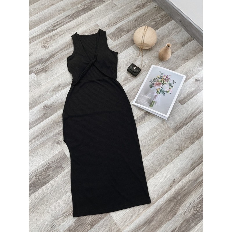 ĐẦM BODY ĐEN XOẮN NGỰC HỞ EO QUYẾN RŨ | BigBuy360 - bigbuy360.vn