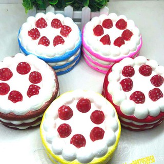 SquiShy BÁNH KEM 6 DÂU TO NHIỀU MÀU TÙY CHỌN