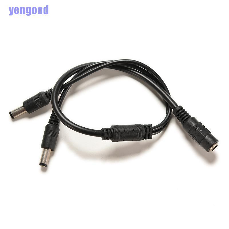 Cáp chia nguồn 1 Female sang 2 Male Dc 5.5X2.1Mm cho Cctv