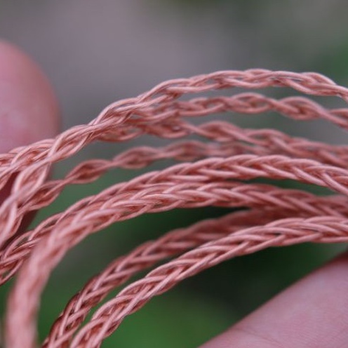 Cáp nâng cấp cho headphone dây đồng 7n occ litz 25awg đan 8x dài 1,5 mét.