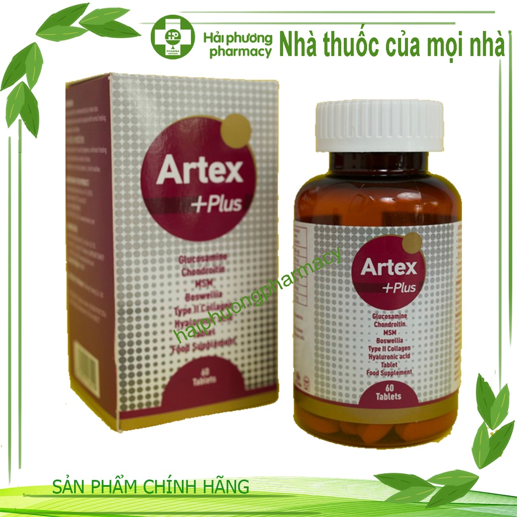 ARTEX PLUS - Hỗ trợ giúp bổ sung dưỡng chất cho khớp, sụn. Hỗ trợ giúp khớp vận động dề dàng, linh hoạt
