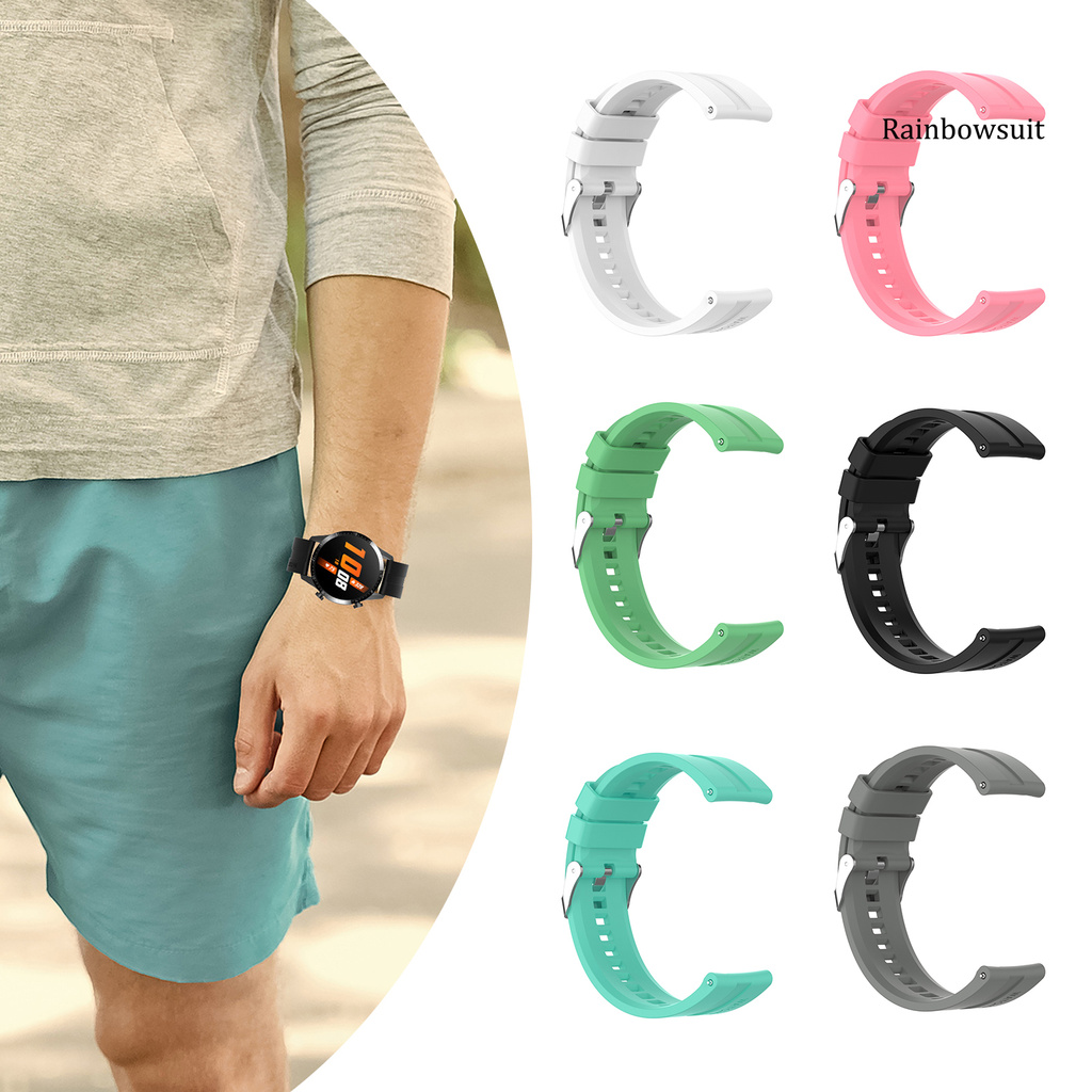 Dây Đeo Silicone Mềm Thoải Mái Cho Đồng Hồ Thông Minh Huawei Gt2 Pro / Gt 2e / Gt / Gt2 22mm