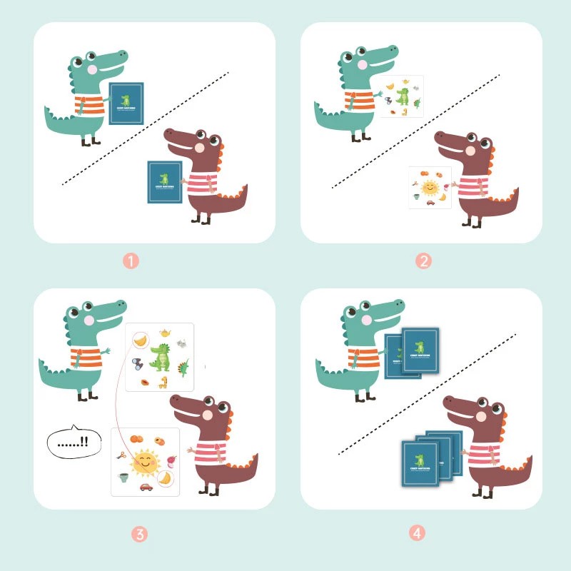 Bộ Đồ Chơi Ghép Hình 54 Thẻ Dành Cho Bé