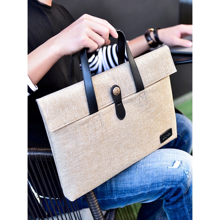 Túi Xách Đựng Laptop Cỡ Lớn 14 Inch Thời Trang Công Sở Cho Nam Và Nữ