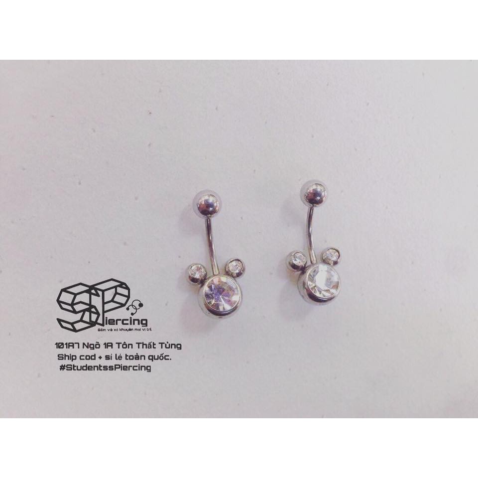KHUYÊN RỐN BASIC MICKY - XUÂN SHOP CHUYÊN KHUYÊN NHẬP THÁI #8766235460
