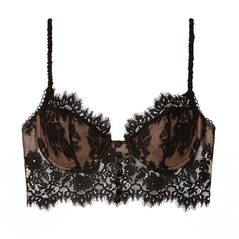 (2022) Áo Bralette ren có gọng Cao Cấp (Đen/Trắng - Hình thật shop chụp - Hoả tốc )